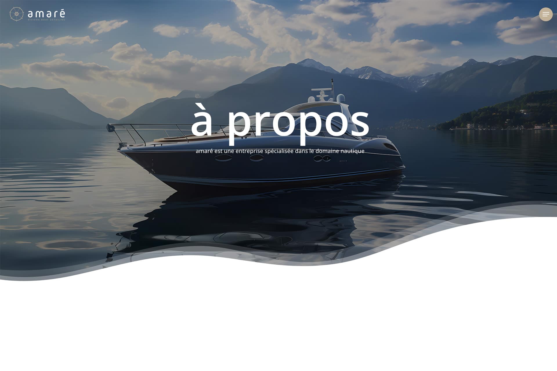 Site internet Amaré Yachting