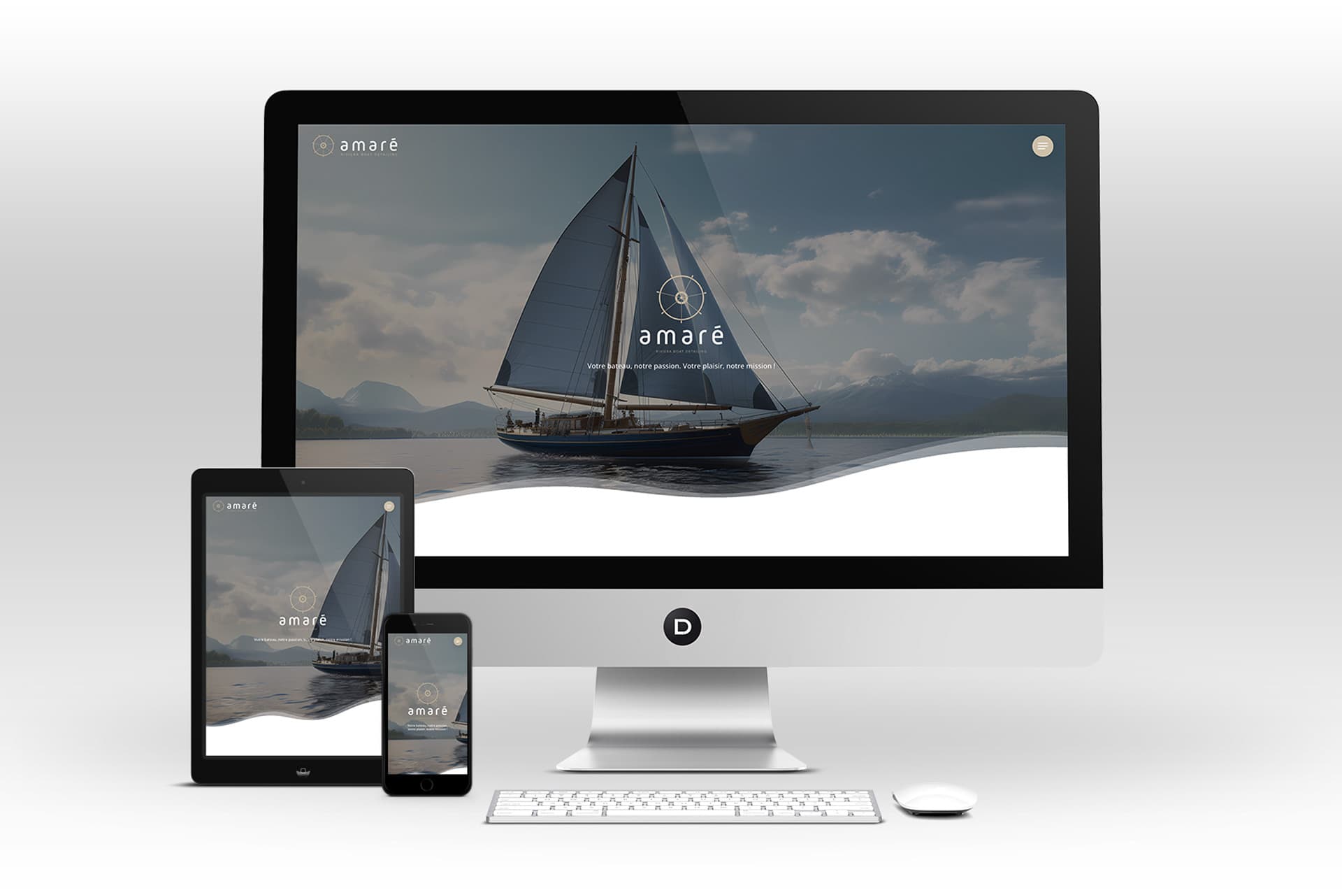 Site internet Amaré Yachting