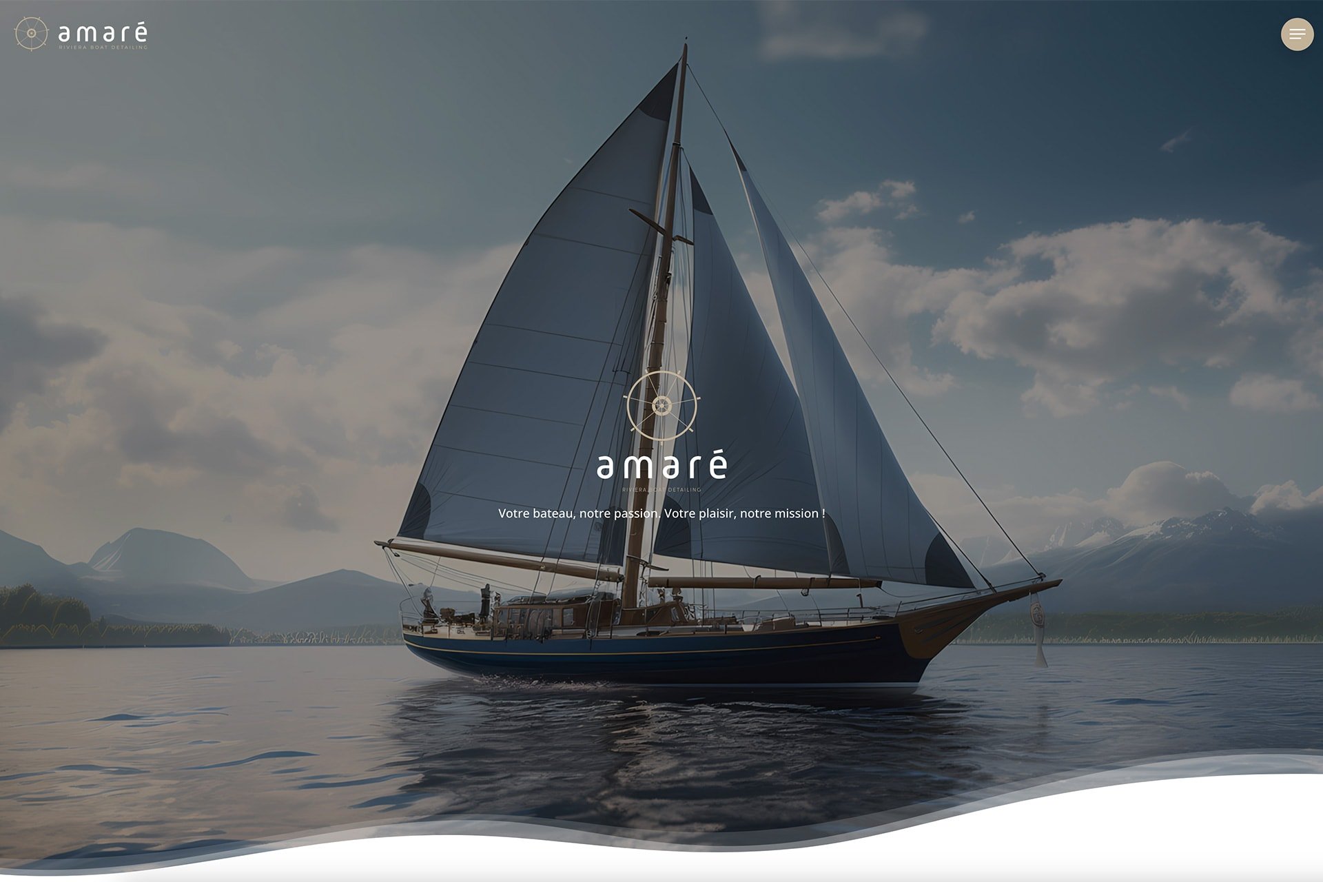 Site internet Amaré Yachting