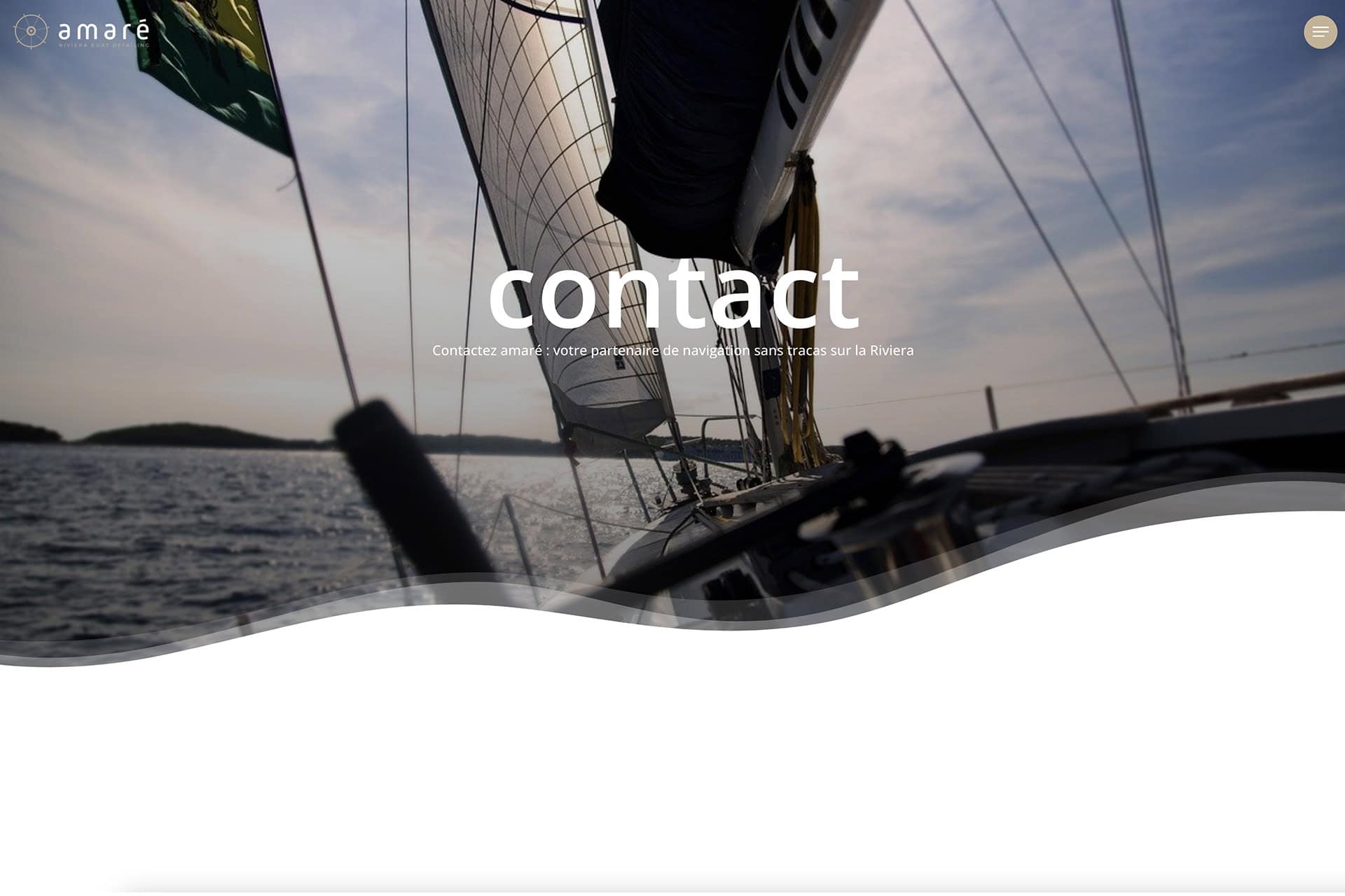 site internet amare yachting