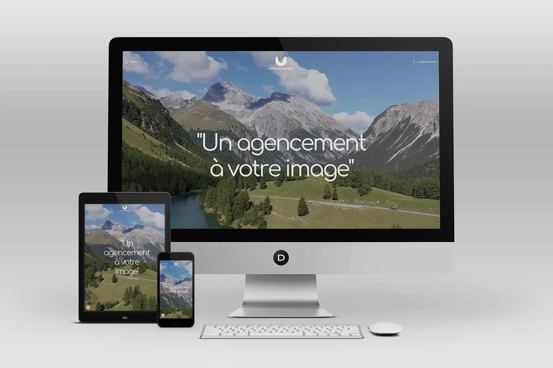 Site internet Van Confort By Creavolution 2024