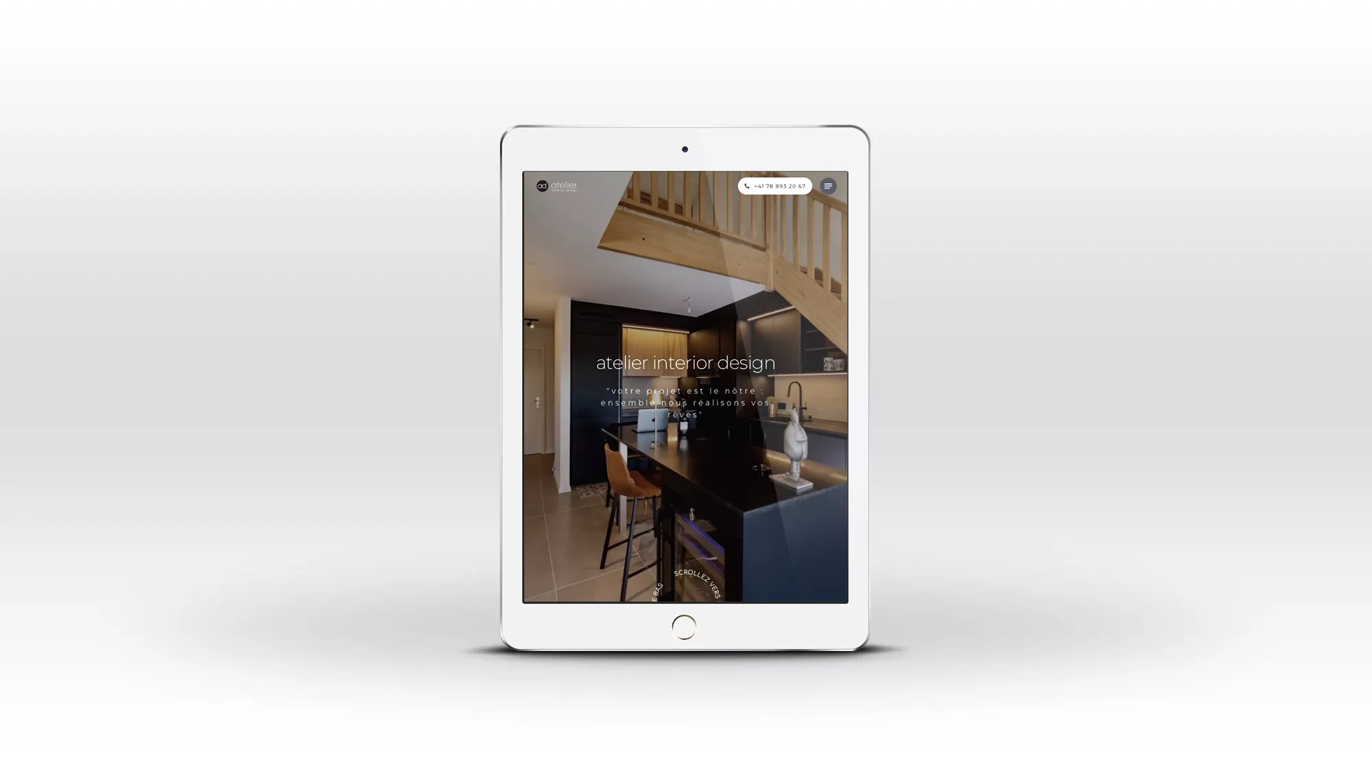 atelier interior design site internet 2025 by creavolution