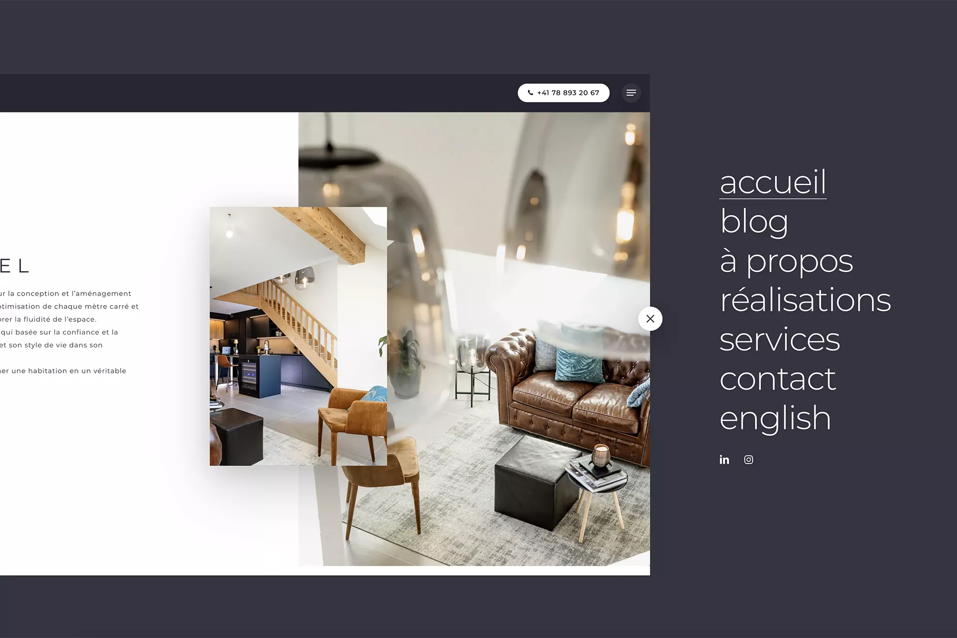 atelier interior design site internet 2025 by creavolution