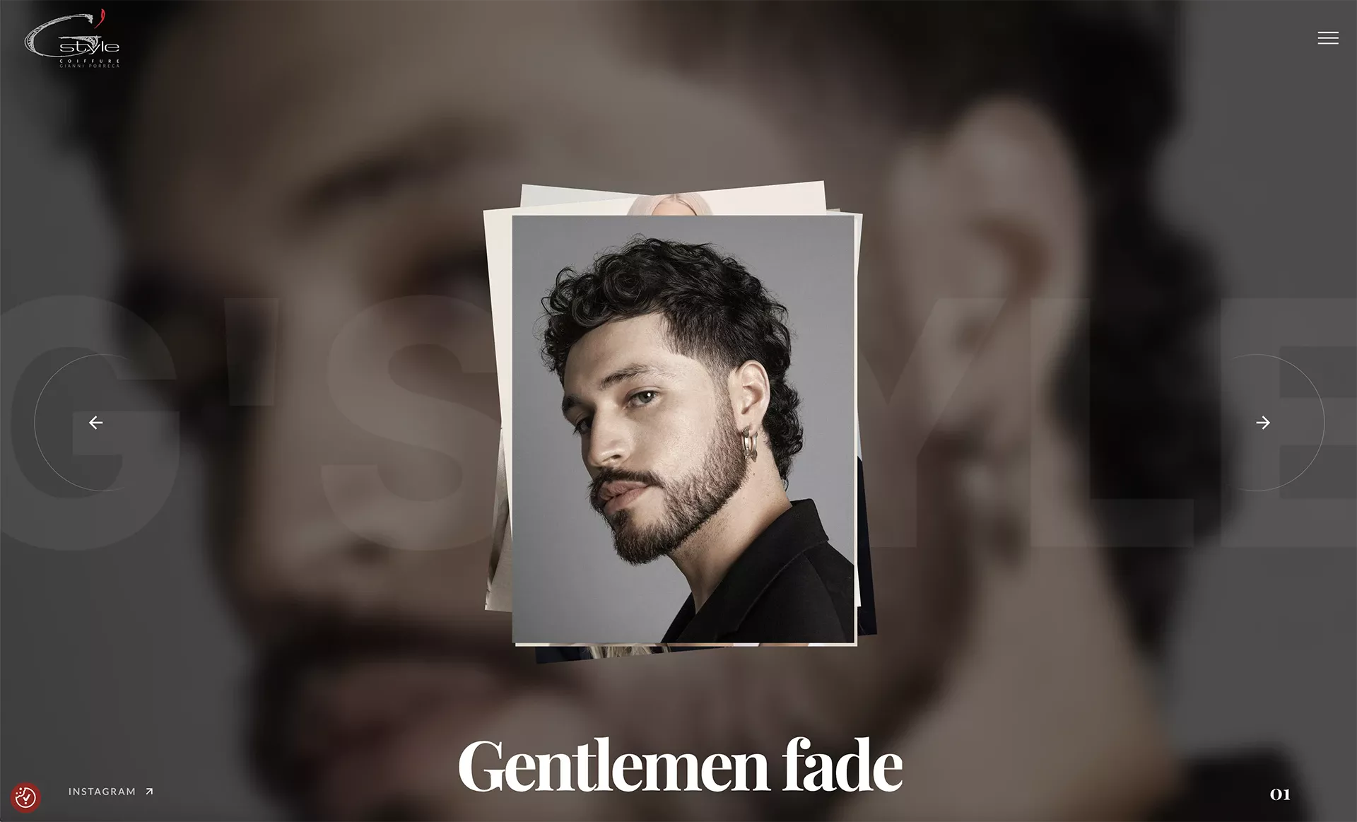 Site internet G'Style Coiffure
