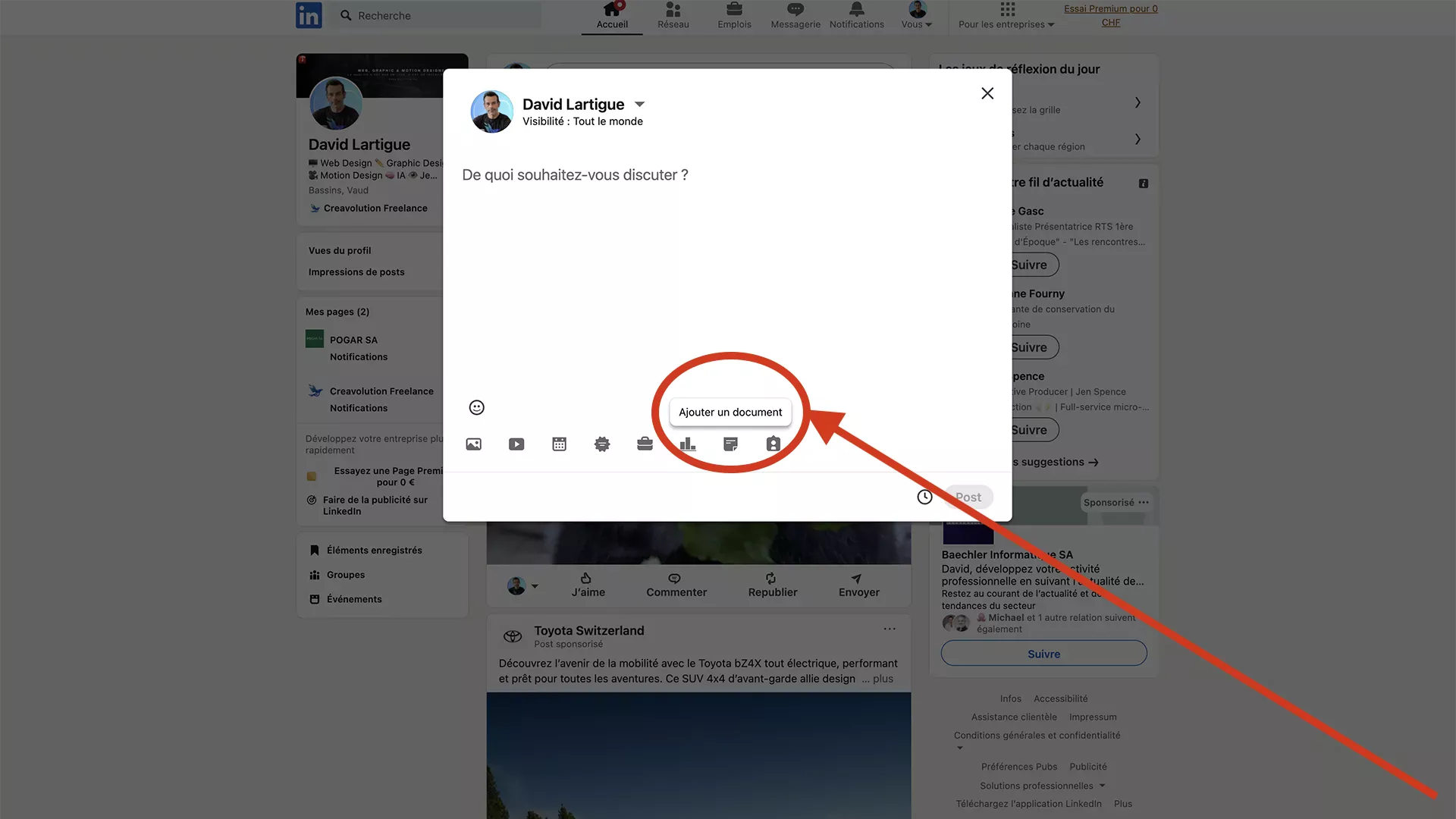 Comment créer un carrousel sur LinkedIn ?