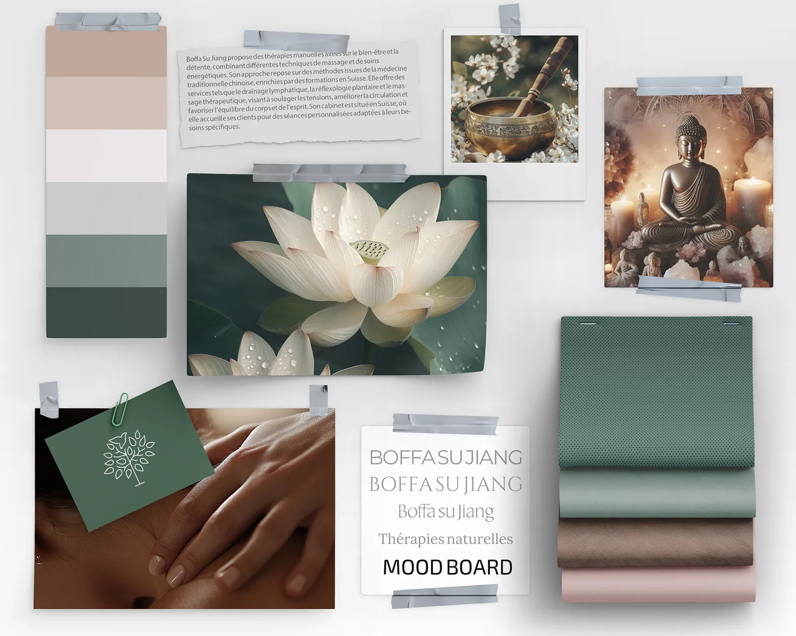 Moodboard BS therapies naturelles By Creavolution