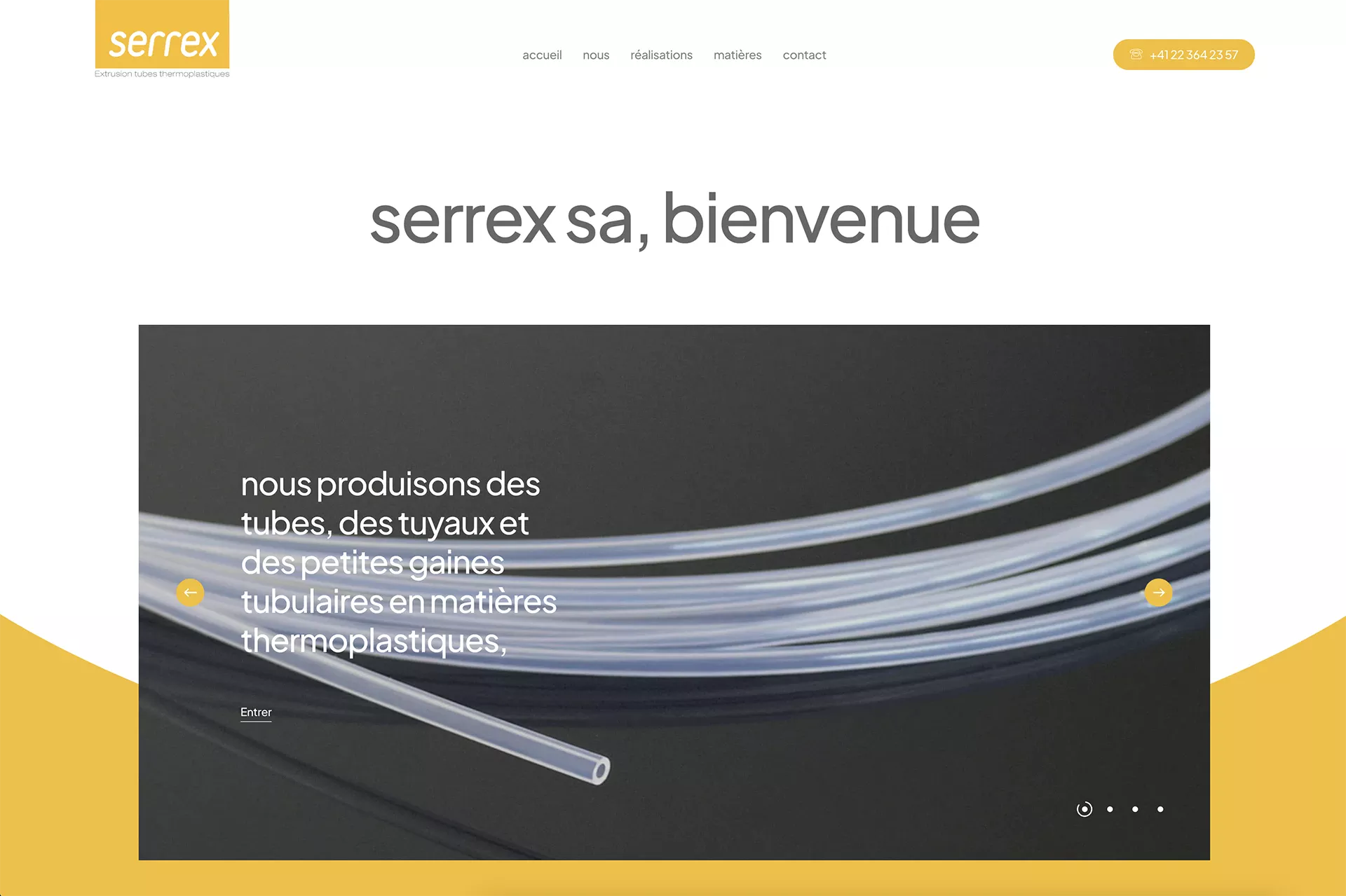 Site internet Serrex By Creavolution