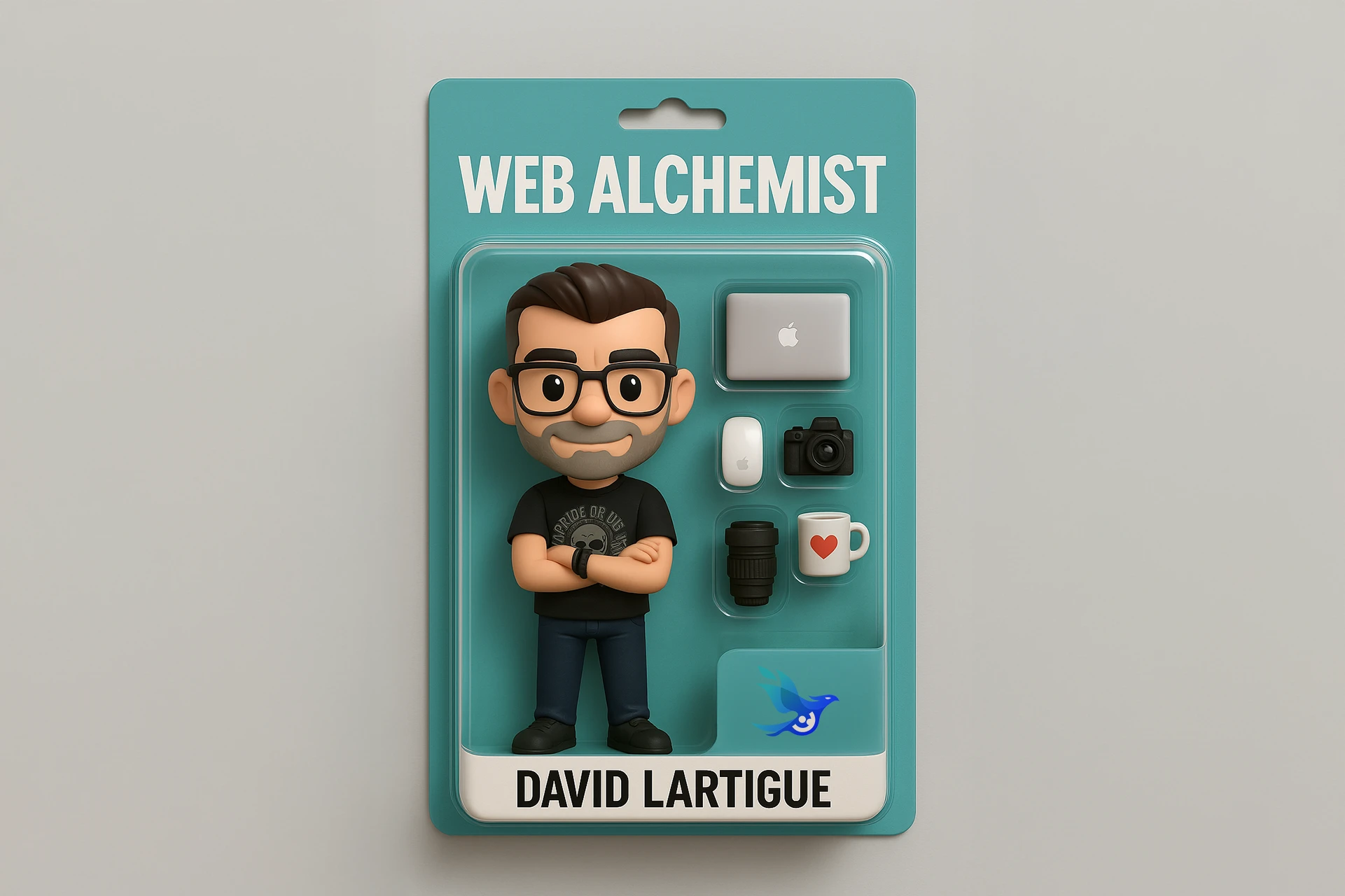 figurine 3D David Lartigue Web designer Chatgpt