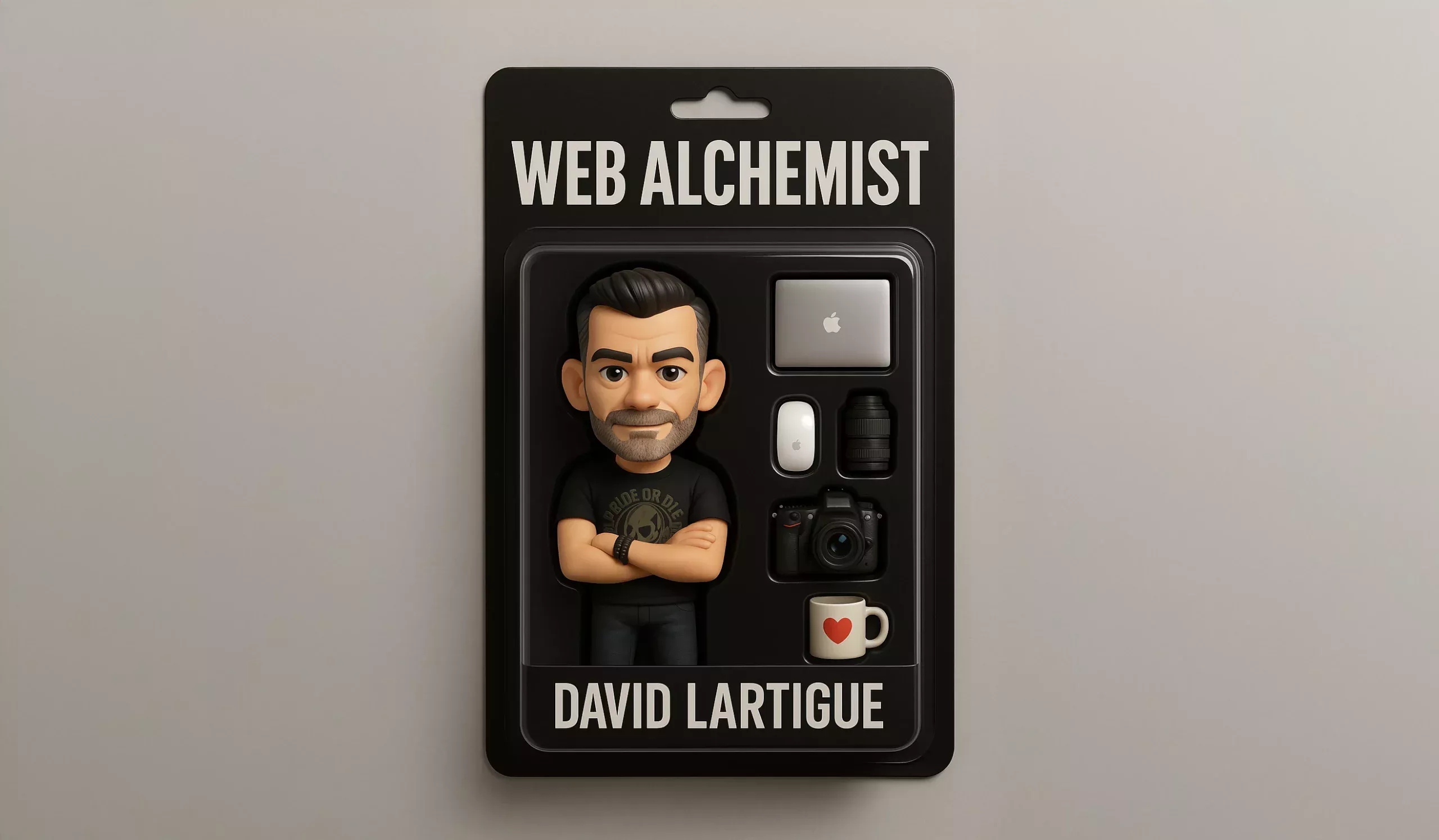 figurine 3D David Lartigue Web designer Chatgpt