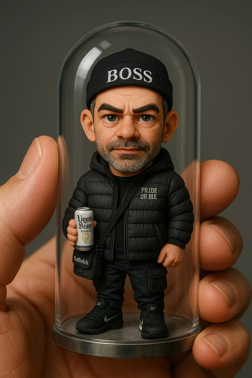 figurine chibi, cyberpunk, David Lartigue Web designer Chatgpt