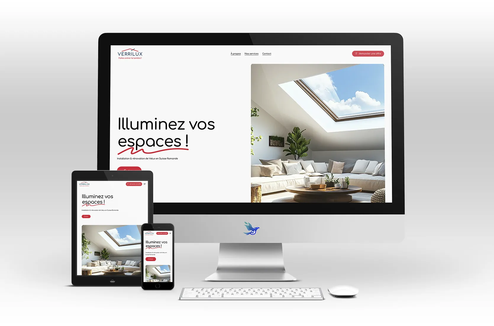 Site internet Verrilux By David Lartigue alias Creavolution