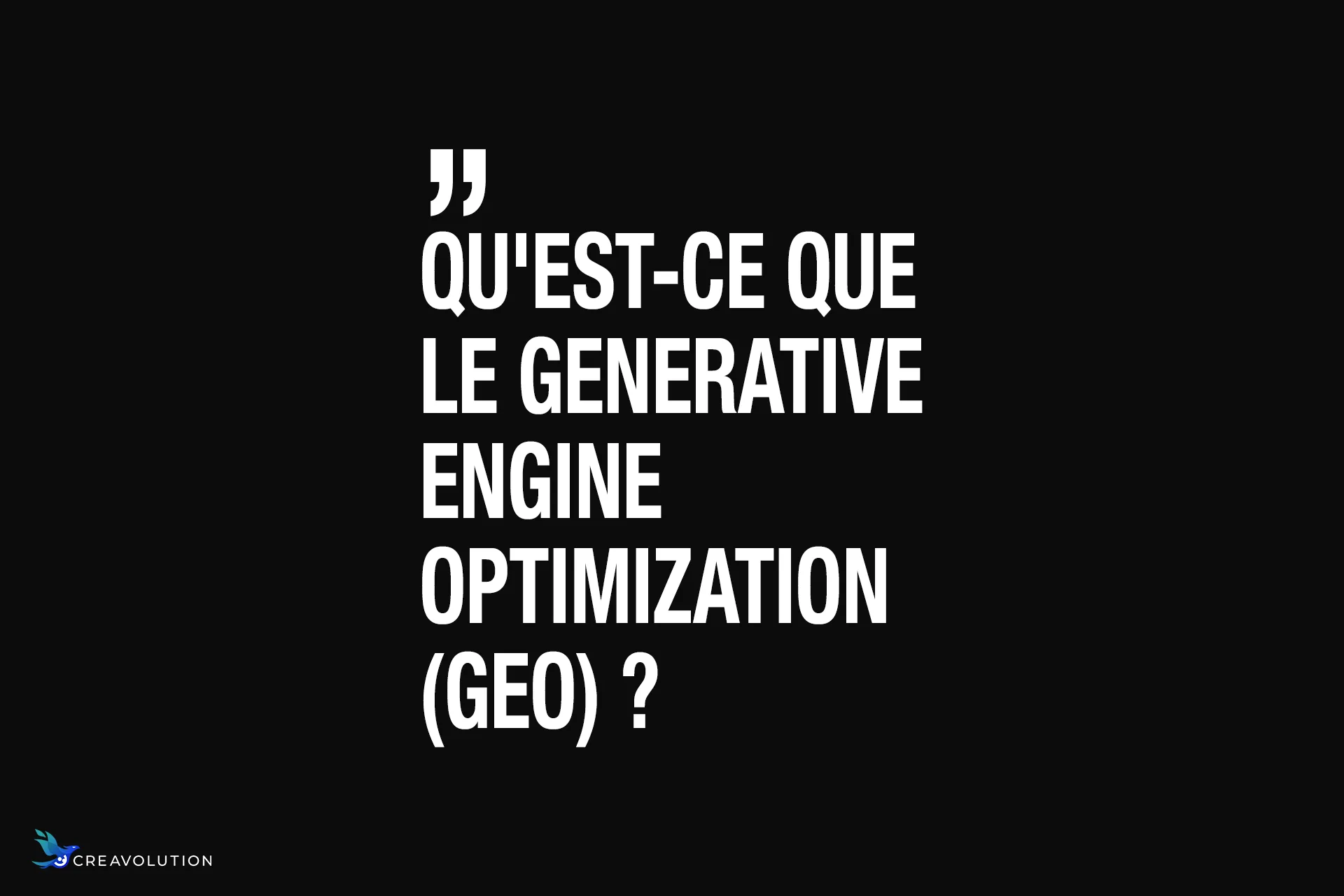 Illustration du concept de Generative Engine Optimization (GEO)