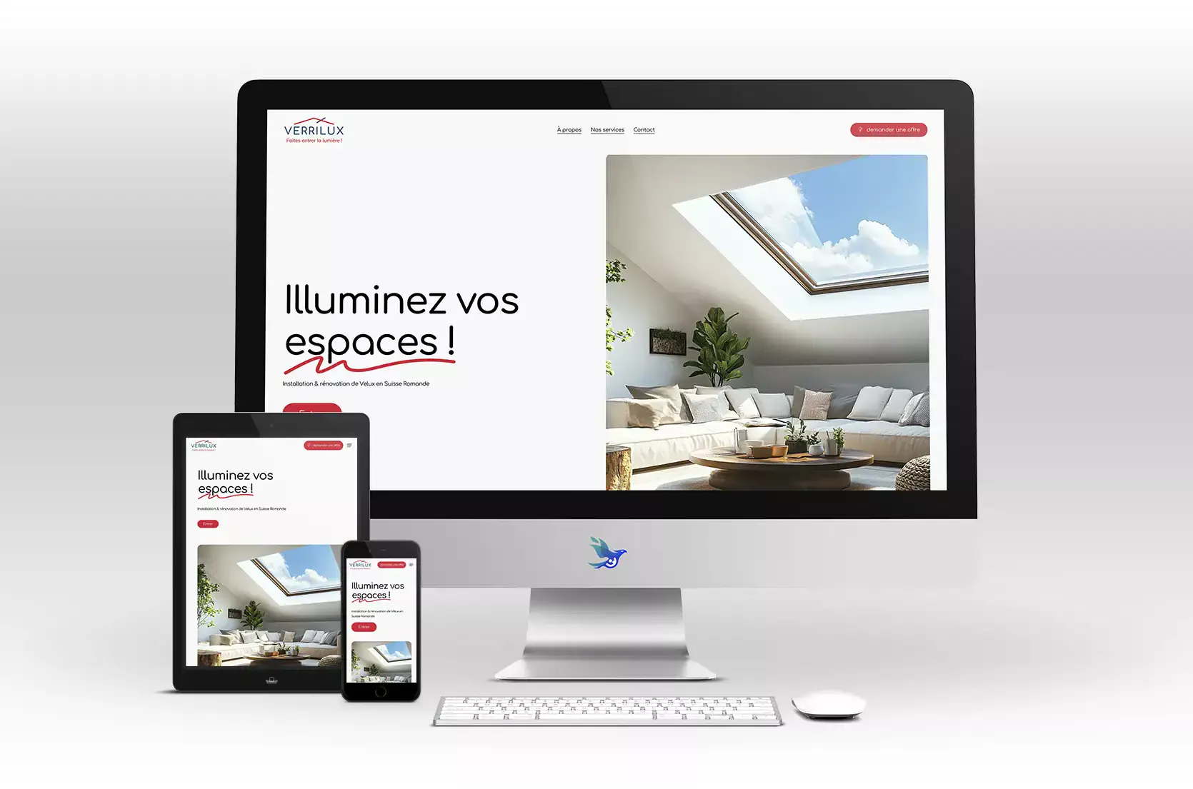 Site internet Verrilux By David Lartigue alias Creavolution