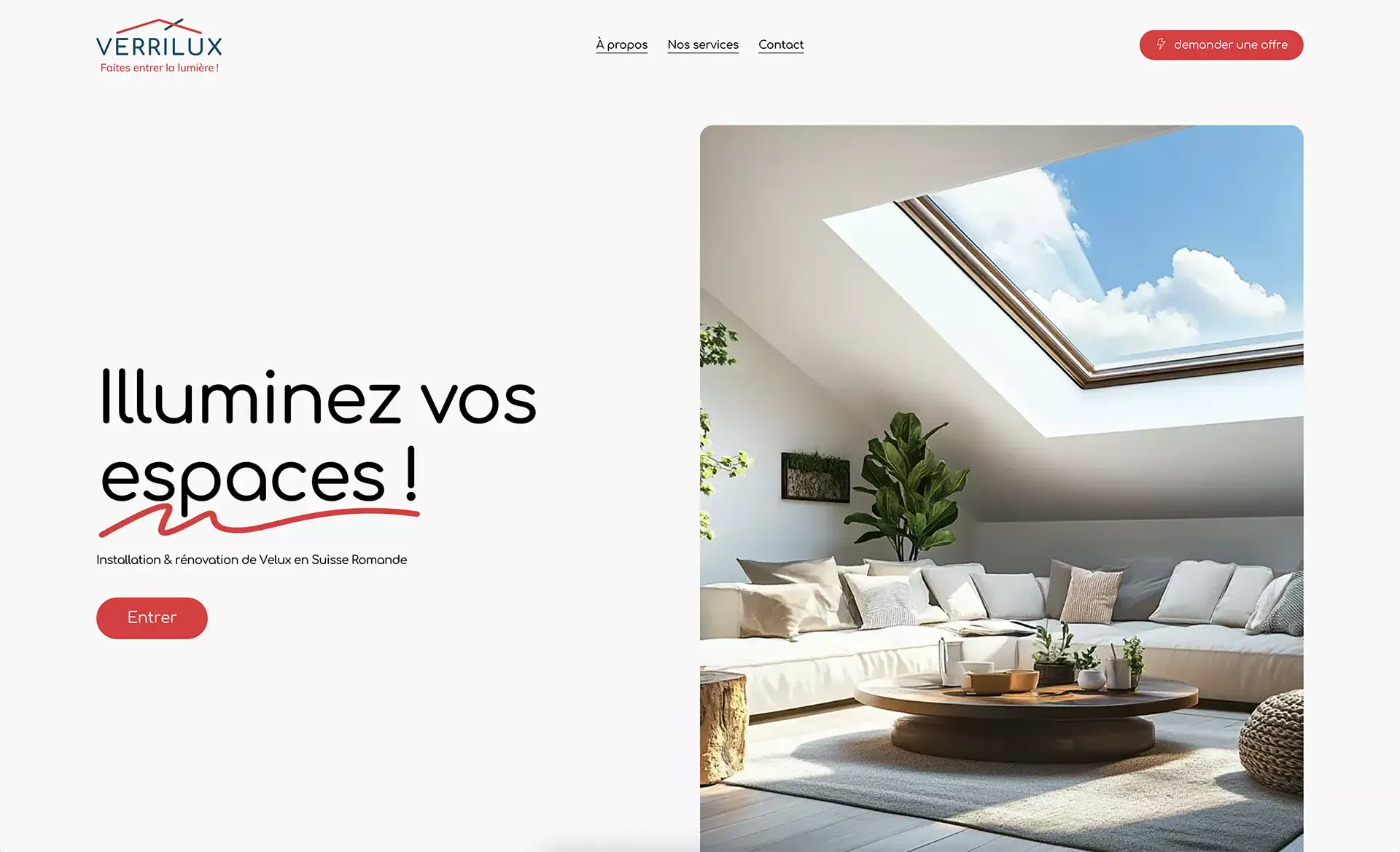 Site internet Verrilux By David Lartigue alias Creavolution