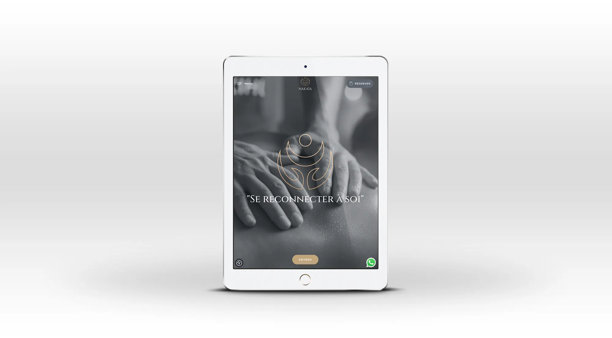 Site internet Nakaïa iPad