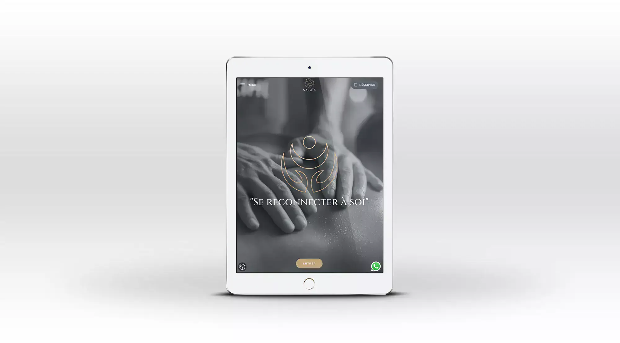 Site internet Nakaïa iPad