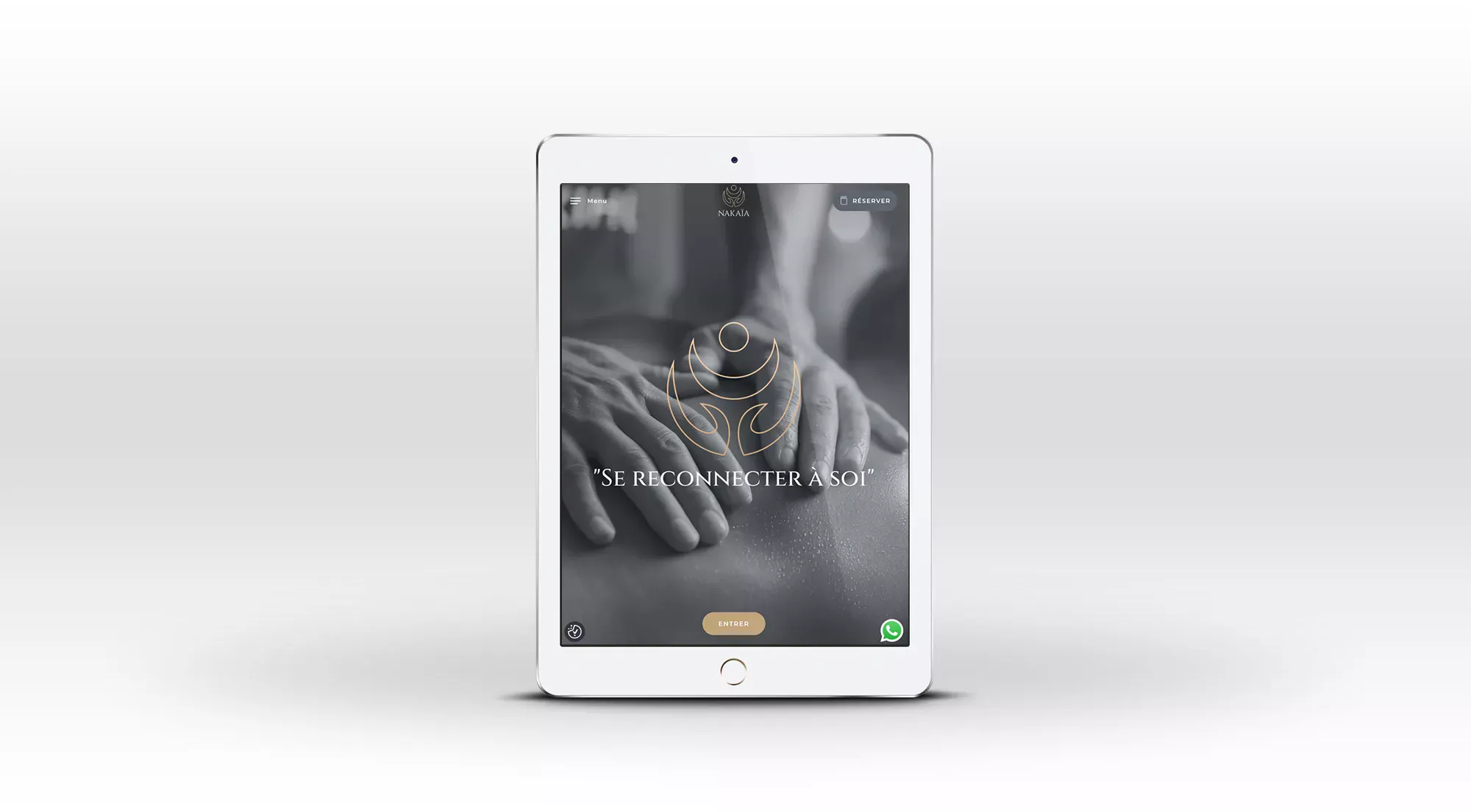 Site internet Nakaïa iPad
