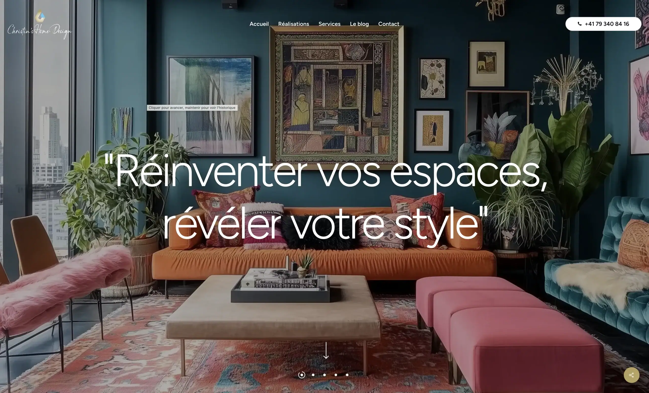 Site internet Christin's Home Design