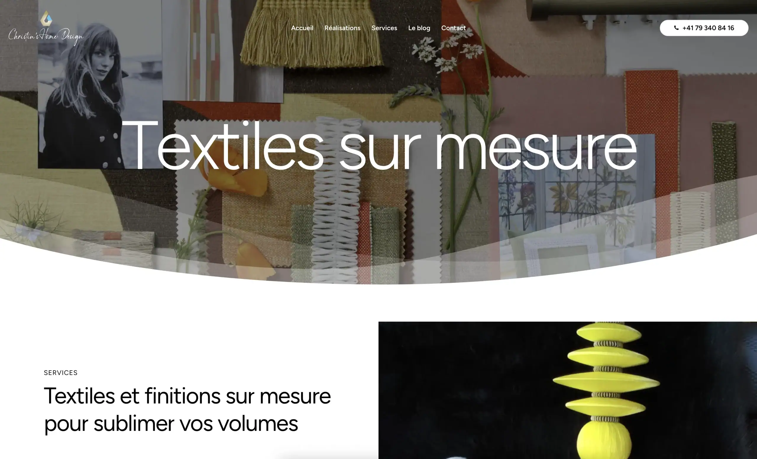 Site internet Christin's Home Design