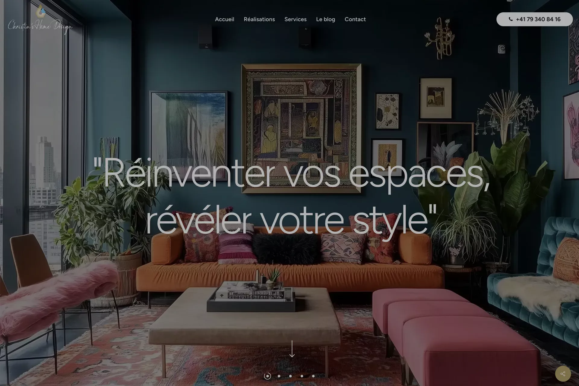 Relooking site web Christin’s Home Design
