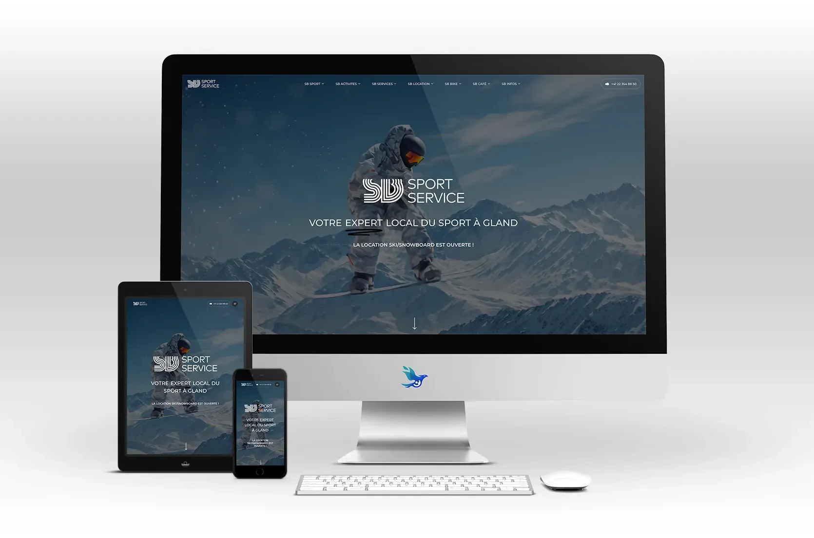 Site internet SB Sport Responsive By Creavolution