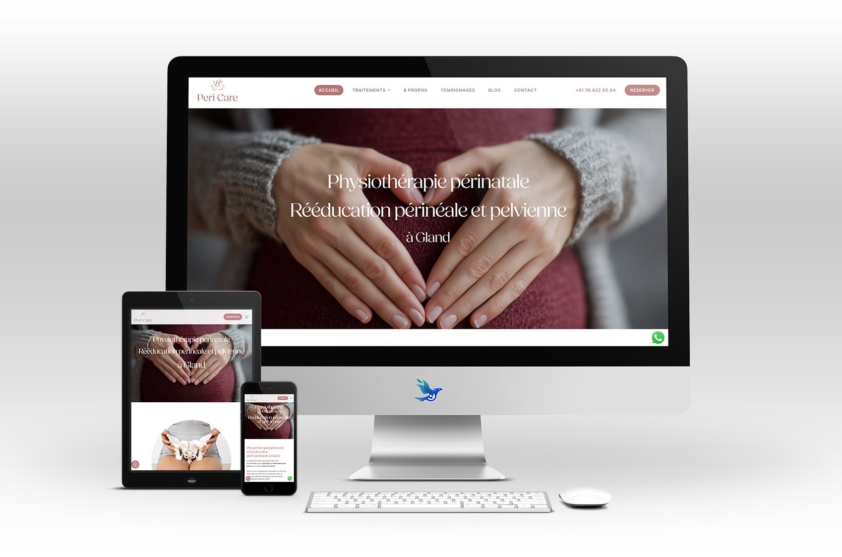 Site internet Peri Care par Creavolution