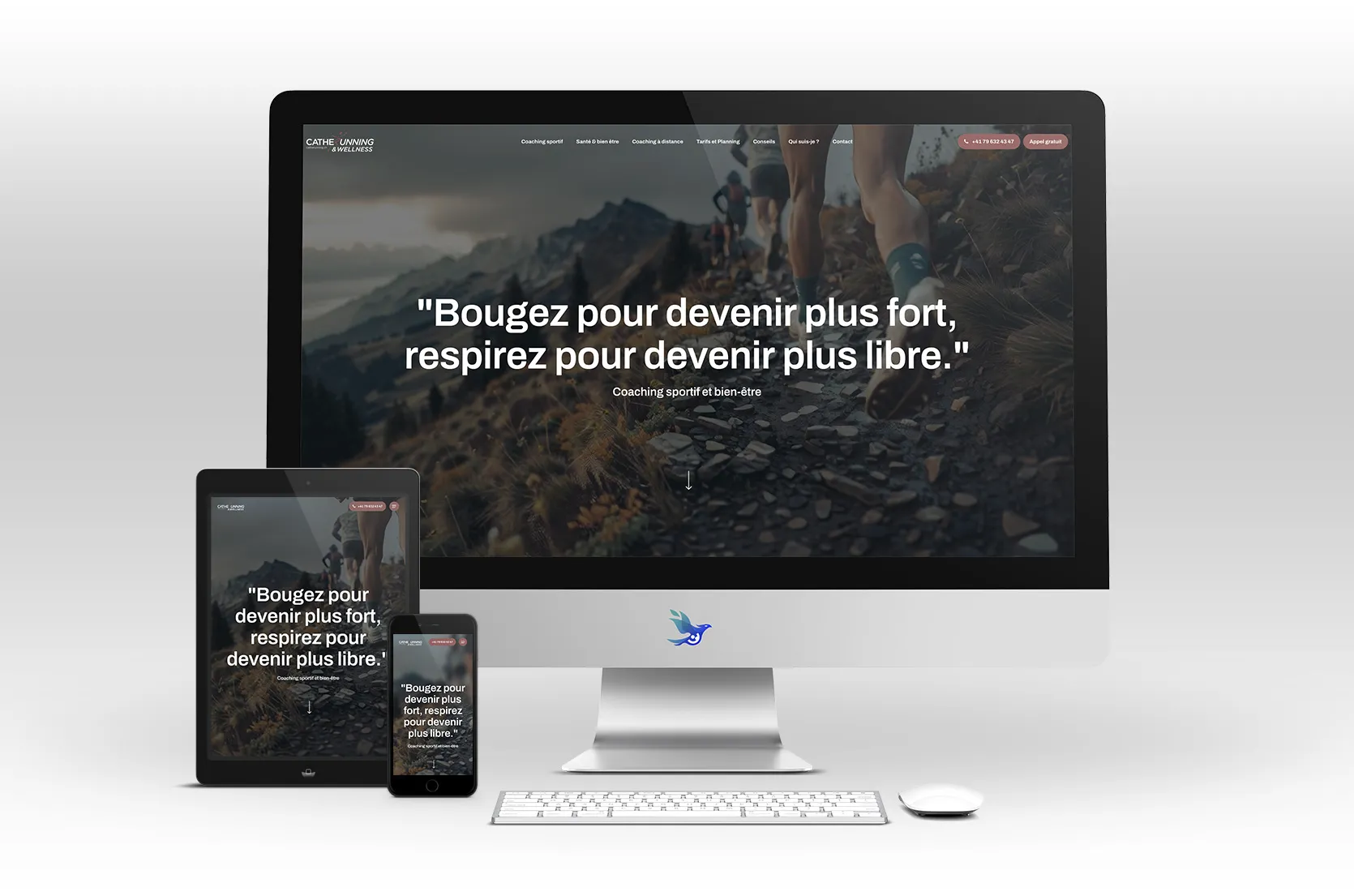 Site internet Catherunning Responsive By Creavolution