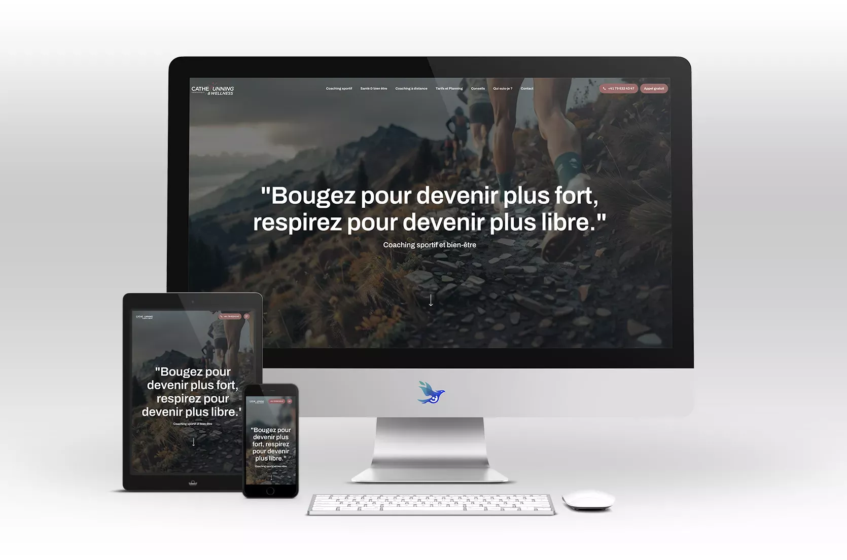 Site internet Catherunning Responsive By Creavolution