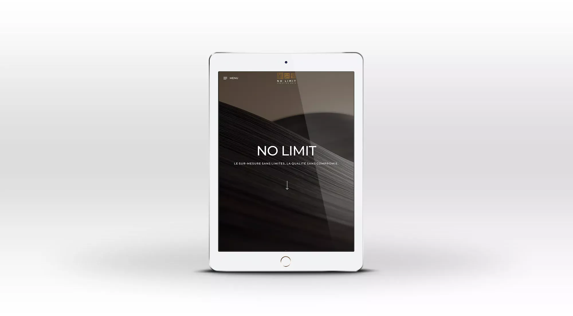 Site internet ipad No Limit Creation Bois By Creavolution