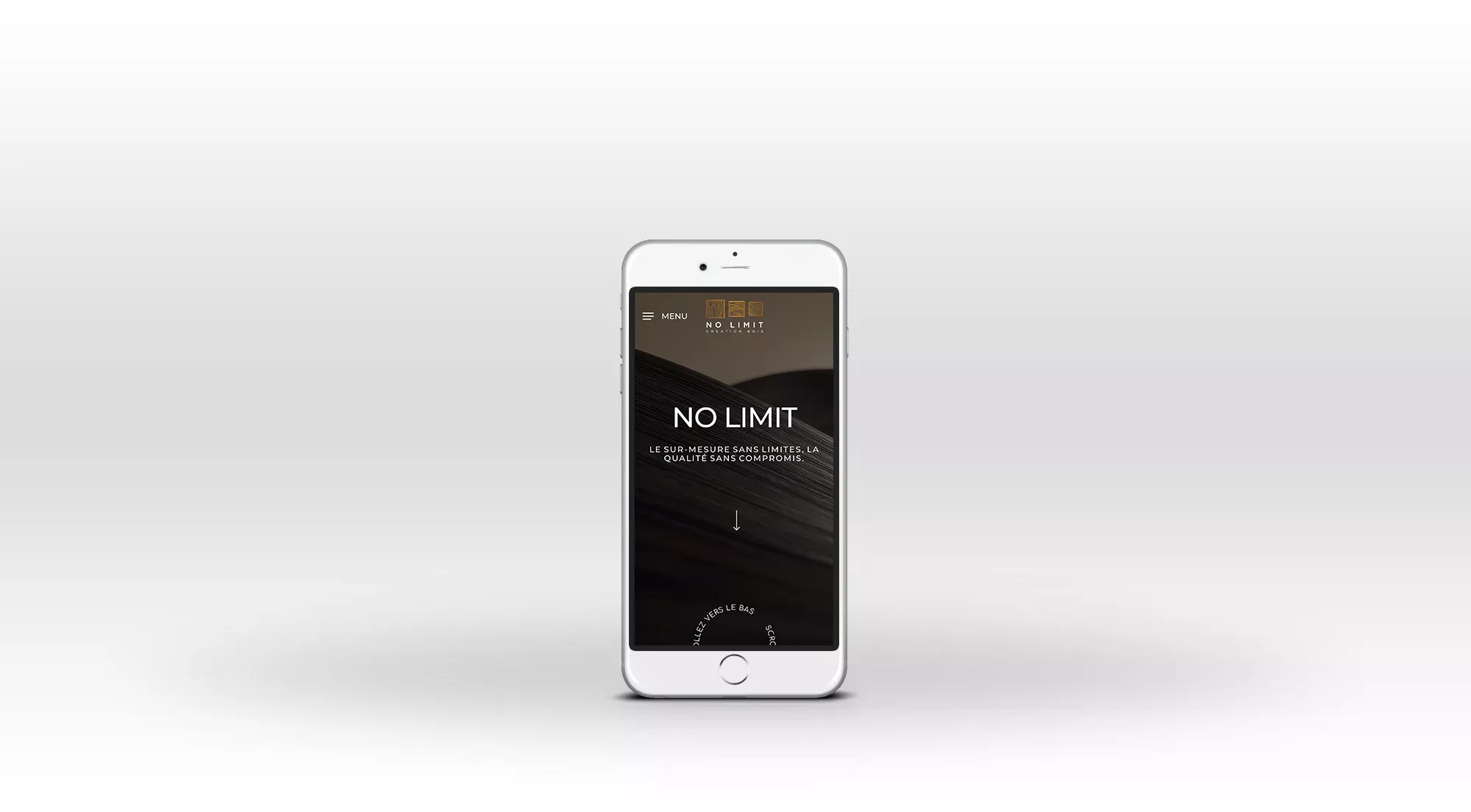 Site internet iphone No Limit Creation Bois By Creavolution