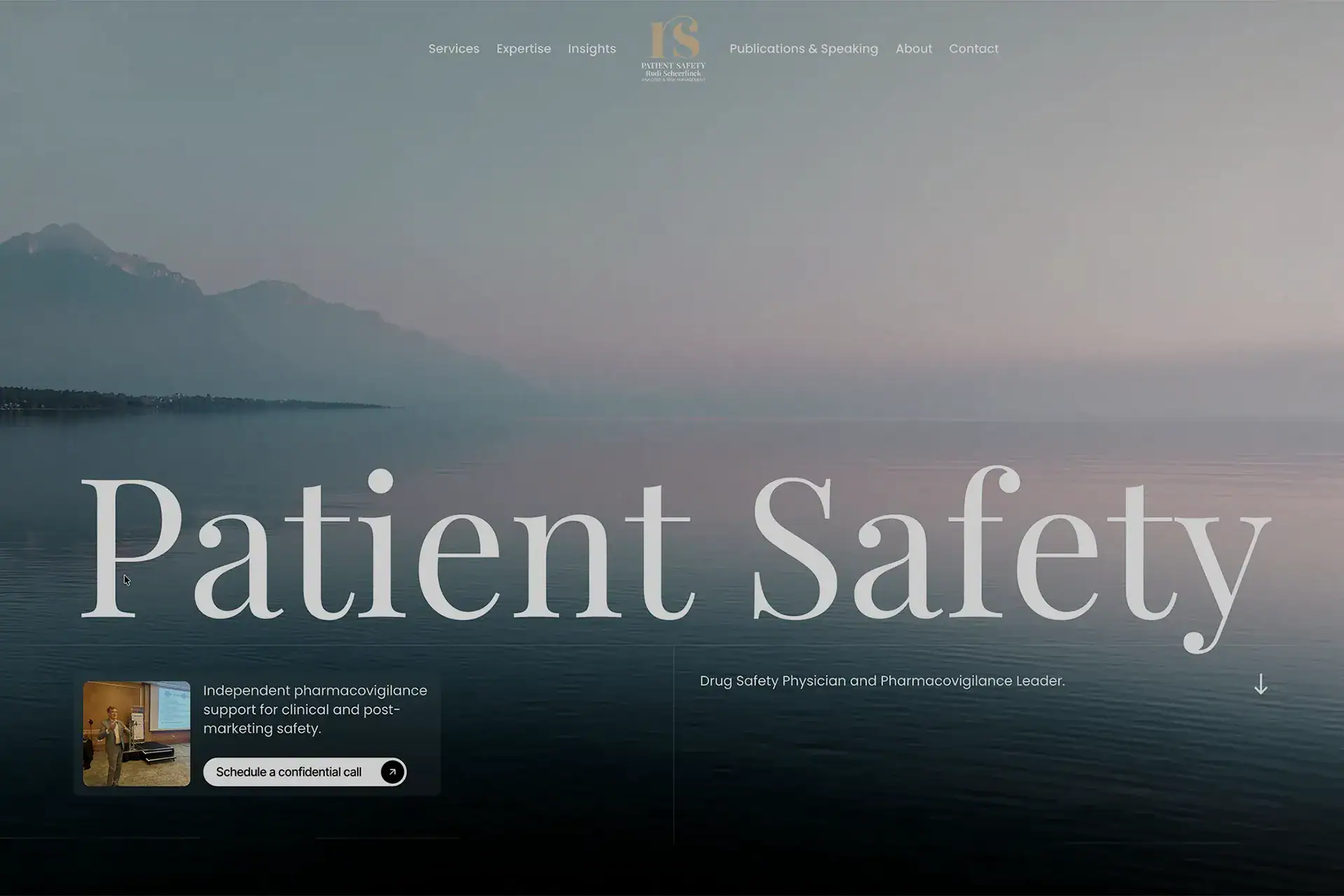 Site internet Rudi Scheerlinck Patient Safety by Creavolution 2026