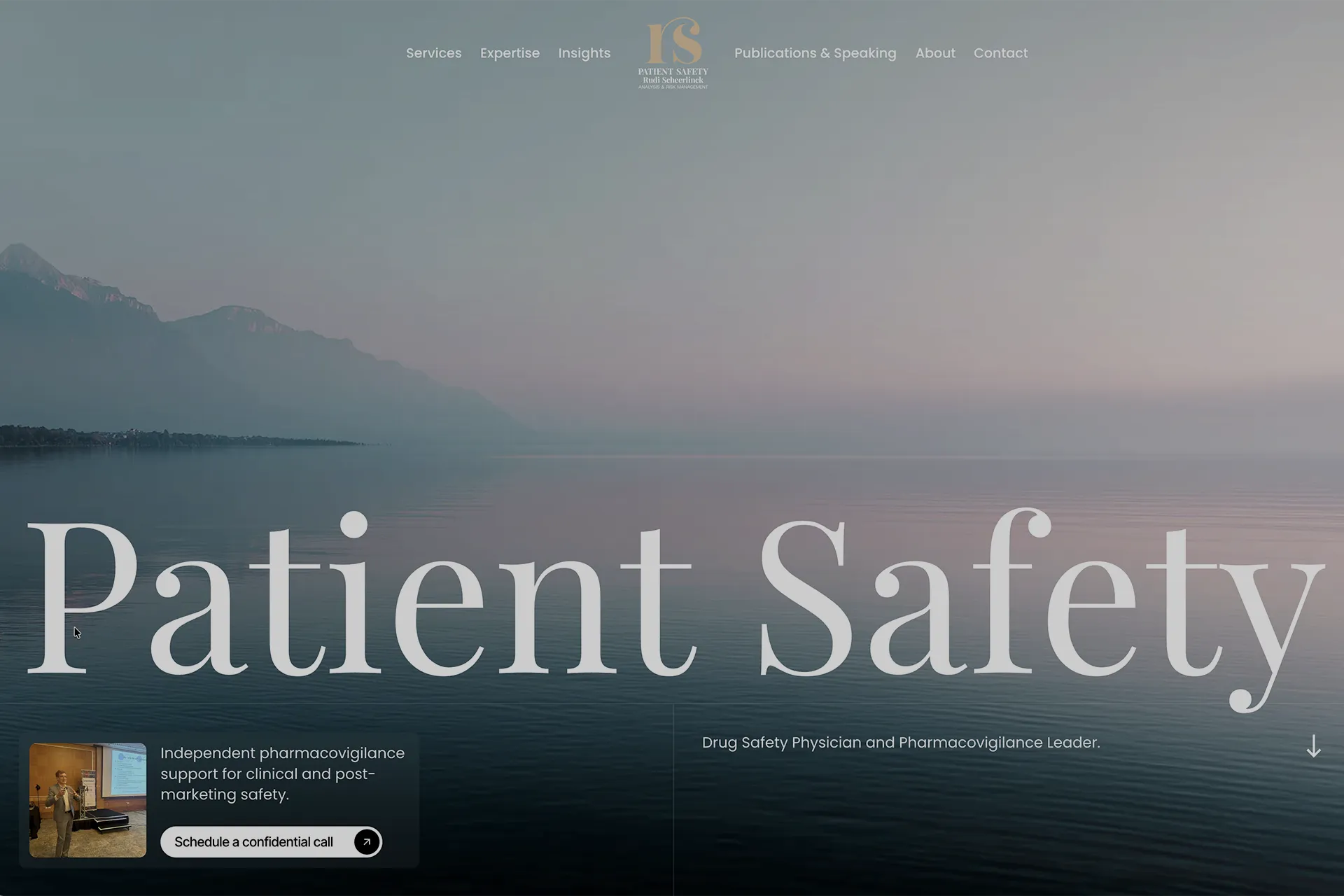 Site internet Rudi Scheerlinck Patient Safety by Creavolution 2026
