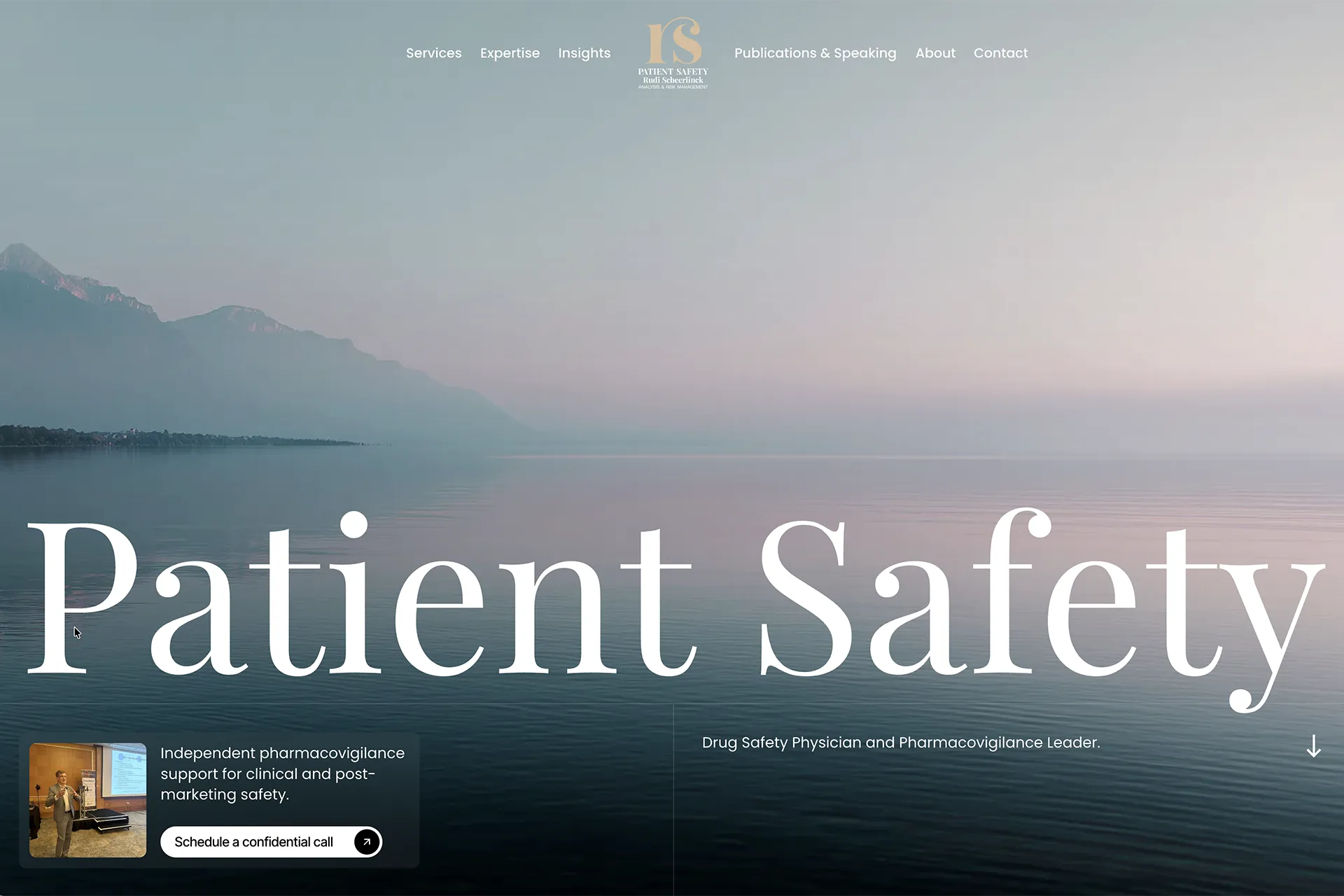 Site internet Rudi Scheerlinck Patient Safety by Creavolution 2026
